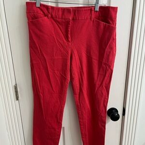 Vibrant Red Pants